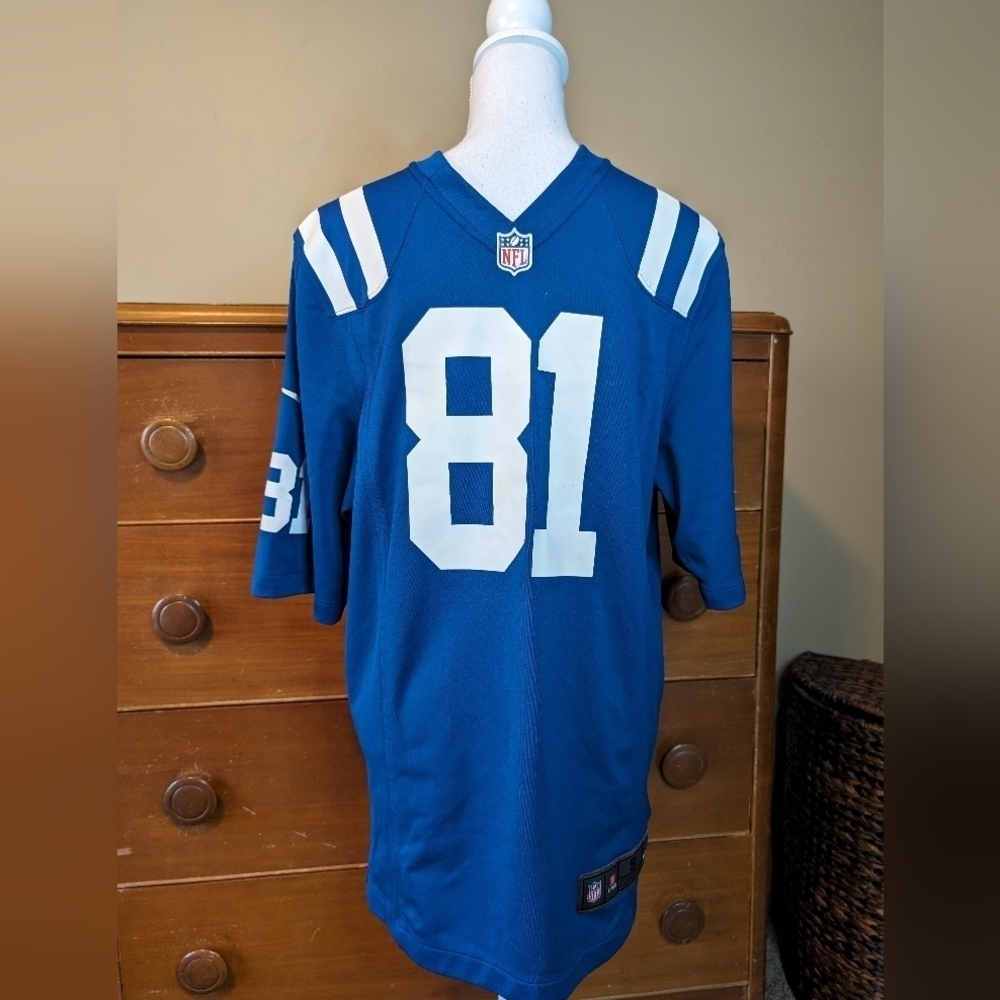 COLTS Jerseys #81 JOHNSON NIKE On Field - Picture 2 of 14